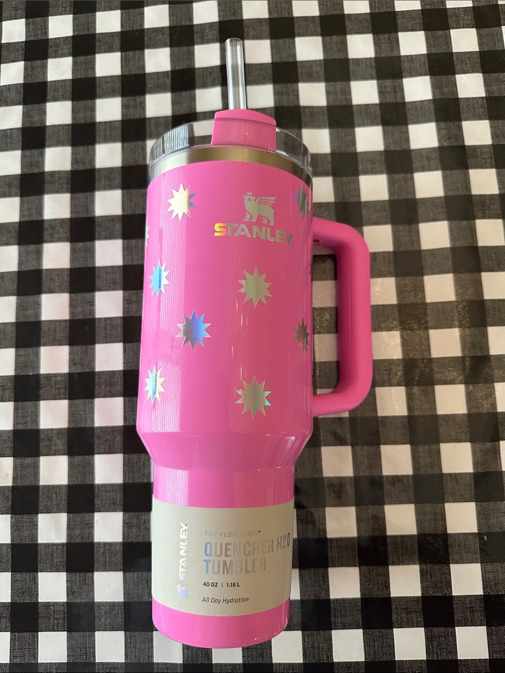 Stanley x Target Exclusive Popsicle Pink Starburst 40 oz Tumbler